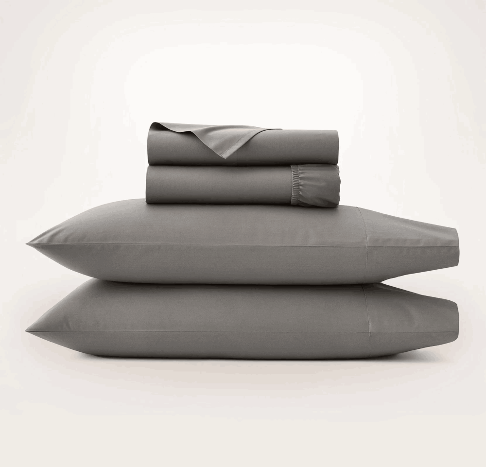 LUNA Quilt Coverlet Set - Grey (Queen)